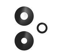 Clappio, lentille de la caméra arrière pour Xiaomi Redmi Note 13 Pro Plus 5G, 100% compatible, noir