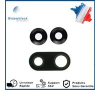 Lentille Caméra Arrière PREMIUM pour Oppo A9 2019 - Noir (2pcs) Avec et Sans Châssis