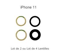 Lentille Caméra Iphone 11 (4pcs) Sans Châssis