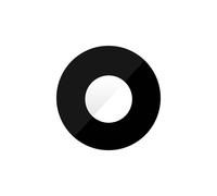 Lentille Caméra pour Galaxy A54 5G Réparation Verre Capteur Ultra Grand Angle Samsung Noir transparent