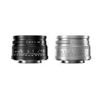 lentille， Compatible avec l'objectif à focale Fixe autofocus Sony E 35 mm F1.4 APS-C Mark II, ZVE10, NEX-6 FX, EOS-M, M43 et RF Z5.(Silver,M4/3)
