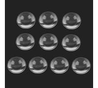 Lentille convexe épaisse, double-convexe, diamètre 25/34/42 mm, for lunettes de réalité virtuelle 3D, lentille convergente for projection d'images, lot 10 (25 mm)(42mm)