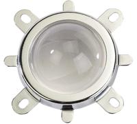 Lentille de 44mm + Dish de réflecteur de 50mm + Angle fixe de faisceau de bâti 120 degrés pour 30W 50W 100W a mené la puce légère