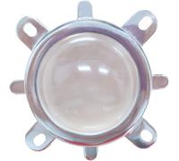 Lentille de 44mm + Dish de réflecteur de 50mm + Angle fixe de faisceau de bâti 60 degrés pour 30W 50W 100W a mené la puce légère