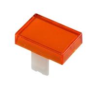Lentille de bouton-poussoir orange rectangulaire 01-982.3 12,8 * 18,8ｍ Indicateur de panneau de commande industriel
