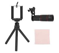 Lentille de caméra de téléphone, Objectif de caméra de téléphone Portable avec trépied, téléobjectif de téléphone HD 18x HD - Télescope de caméra Mobile Polyvalent pour Les Plans