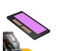 Lentille de casque de soudage - Lentille de soudage auto-obscurcissante - Pièces de rechange automatiques à énergie solaire - Accessoires de casque True Color pour lunettes standard