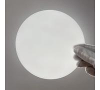 Lentille de diffuseur LED en plastique, 2 pièces, filtre d'abat-jour blanc laiteux, couvercle de lampe 35 42 45 50 54 59 65 69 75 92 100 110 120 MM(70mm)