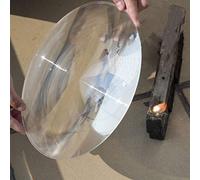 Lentille de Fresnel 300 mm grand objectif optique en plastique PMMA grand objectif solaire de Fresnel longueur focale 120 220 400 360 mm Concentrateur solaire grossissant épaisseur 2 mm 1 pièce