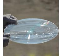 Lentille de Fresnel Dia 200mm, Longueur focale 100mm 120mm 140mm 150mm 160mm 180mm 200mm 220mm, concentrateur Solaire Optique PMMA LED épaisseur de lentille 2mm 1 pièce(220mm)