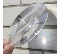 Lentille de Fresnel PMMA ronde à filetage fin, 70mm, for éclairage de torche LED, lentille focale(80mm)
