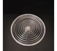 Lentille de Fresnel Transparente, projecteur Rond en Verre D50mm/ 80/112 /130/150/ 175/200 /250mm for loupe de Lampe de scène filetée, inventaire adéquat 1 pièce(D50mm EFL40mm)