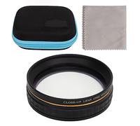 Lentille de Gros Plan, Ensemble de Filtres Macro en Verre Optique Haute Définition avec Boîte de Rangement pour Photographier des Insectes, des Fleurs, des Bijoux, des (58mm)