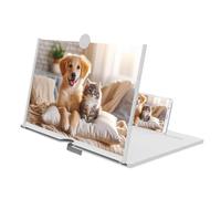 Lentille De Grossissement pour Écran De Téléphone,Lentille De Grossissement HD - Agrandisseur D'écran De Téléphone - pour La Lecture Plus âgée Hommes Grand-Parents Joaillers Jeux Vidéo Film