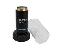 Lentille de Microscope 195 4X10X20X40X 60X100X, Objectif achromatique Plan Infini, pièces et Accessoires de Microscope Biologique(40X)
