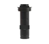 Lentille de microscope, Accessoire réglable de microscope d'objectif de grossissement du zoom 200X C-Mount for la caméra vidéo industrielle(32mm)