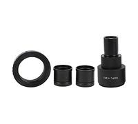 Lentille de microscope Gearwell, oculaire stéréo au microscope, support de caméra biologique au microscope, fixation de l'anneau adaptateur, pour le système d'imagerie en