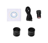 Lentille de Microscope, Microscope oculaire électronique USB, numérique 5MP 2K FHD, caméra CMOS type-c for Microscopio stéréo et biologique(Eyepiece Full Kit)