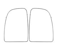 Lentille De Miroir Voiture Compatible Avec Ram Pour ProMaster Fourgonnette 2014 2015 2016-2023 Rétroviseur Gauche Droit Chauffant Côté Conducteur Passager Supérieur Inférieur