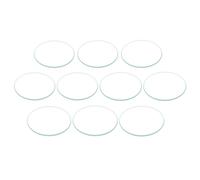 Lentille de montre plate,Lentille de montre en verre,Lentille de montre plate en cristal,Verre de montre,Lentille de montre plate ronde,Accessoires de montre