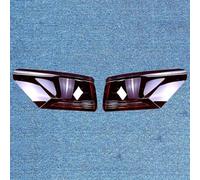 Lentille de Phare Compatible Avec VW Pour Touareg 2019 2020 2021 2022 2023 Coque De Feu Arrière Cache-lentille, Abat-jour En Verre Capuchon Feu Arrière(High Outside A Pair)