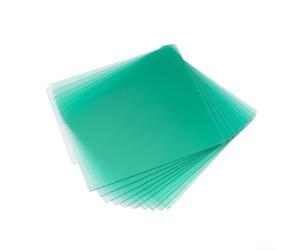 Lentille de protection transparente à base de PC pour casques de soudage utilisés comme bouclier secondaire ou primaire dans la protection multicouche de casque (138 x 126 mm)