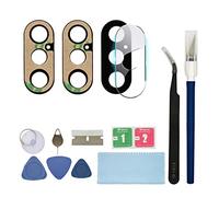 Lentille de rechange pour caméra arrière avec kit d'outils et housse pour iPhone X 5,8"