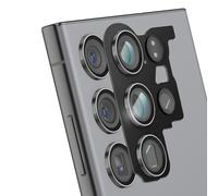 Lentille de Remplacement pour Caméra Arrière Galaxy S23 Ultra avec Châssis Gris