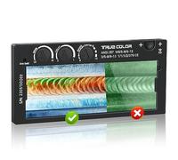 Lentille de soudage auto-obscurcissante, 2 × 4,25, teinte variable 5-13, technologie True Color, avec lentille extérieure de rechange, s'adapte à la plupart des hottes de soudage pour crêpes et
