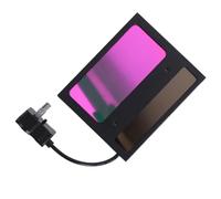 Lentille de Soudage Auto-obscurcissante Noire, Remplacement pour Casque | Panneaux Solaires, Plastique, Écran à Vrai Rendu LCD, pour Fabrication Métallique et Découpe