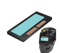 Lentille de soudage solaire auto-obscurcissante - Pièces de rechange solaires de couleur vraie, accessoires de casque réglables automatiques pour les yeux