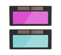 Lentille de soudage - True Color - Filtre de visualisation de rechange réglable à énergie solaire - Accessoire de casque automatique pour améliorer la précision - Hottes de soudeur, utilisation en