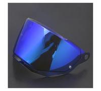 Lentille de visière de casque de moto, Lentille de visière de casque, Mx701 Lentille de visière de casque de moto Lentille de casque de rallye Lentille de remplacement for LS2 MX701 (Bleu)(Blue)