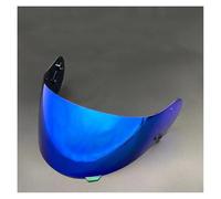 Lentille de visière de Casque de Moto, Visière CL16 for Casque HJC CL17 CLST CLSP CSR1 CSR2 CS15 TR1 FG15 HS11 FS15 HJ09, Protection UV, Accessoires (doré)(Revo Deep Blue)