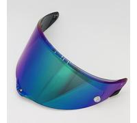 Lentille de visière de Casque de Moto, Visière de Casque de Moto for AGV Pista GP R/Corsa, Accessoires de Remplacement, visière de Casque Anti-Rayures, Verres colorés Gris(A Tea Colorful Green)