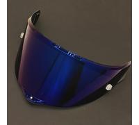 Lentille de visière de Casque de Moto, Visière de Casque de Moto for AGV Pista GP R/Corsa, Accessoires de Remplacement, visière de Casque Anti-Rayures, Verres colorés Gris(E Tea Colorful Blue)