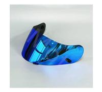 Lentille de visière de Casque de Moto, Visière de Casque for HJC CL16 CL17 CLST CLSP CSR1 CSR2 CS15 TR1 FG15 HS11 FS15, Protection UV, Accessoires (Bleu)(Blue)
