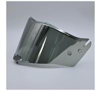 Lentille de visière de Casque de Moto, Visière de Casque for LS2 FF805, Haute résistance, Protection Solaire, Ca-SCO, Accessoires for visière de Moto (Transparent)(Silver)