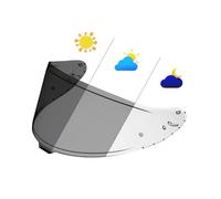 Lentille de visière de casque de moto, Visière de casque, visière de remplacement photochromique CWR-F2, visière de casque résistante aux rayures, compatible avec Z8/X15/RF1400/NXR2 (Z7 Clear)(Z8 Clea