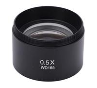 Lentille d'objectif 0,5X, lentille d'objectif de microscope à grossissement à grand champ W D165 pour laboratoire