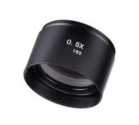 Lentille d'objectif auxiliaire 0,5X for Microscope stéréo Biologique, Filetage M48 x 0.75, télescope, lentille Barlow, réducteur de focale