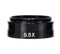 Lentille d'objectif de microscope 0,7x 42 mm à vis en alliage d'aluminium pour smartphone et microscope (0,7X)