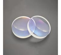 Lentille d'objectif Double cimentée for télescope de 75mm, lentilles optiques achromatiques biconvexes, Longueur focale 350mm