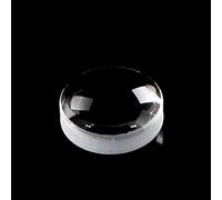 Lentille double convexe en verre de haute précision (B270) - 10 mm de diamètre, longueur focale de 8 mm, idéale for l'optoélectronique et les expériences optiques
