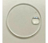 Lentille en Cristal de Saphir de 30,5 mm avec loupe, Verre de Montre Rond de 2,5 mm et 2,55 mm, Miroir Plat, 1 pièce(Magnifier)