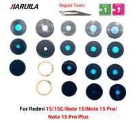 Lentille en verre de caméra arrière avec colle adhésive, pour Xiaomi Redmi 15 15C Note 14 15 Pro Plus 4G 5G, nouvelle collection For Redmi 15