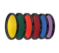 Lentille filtrante colorée,30mm 37/40 appareil photo reflex numérique Nikon Sony,entièrement rouge,jaune,vert,bleu,5mm,43mm,46mm,49mm,52mm,55mm,58mm,62mm,67mm,72mm,77mm, - Type 6IN1Set-82mm 6IN1Set