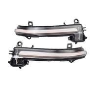 Lentille fumée Feu clignotant séquentiel dynamique LED Marqueur latéral Rétroviseur Clignotant pour B-MW 1 2 3 4 Series F20 F30 F31 F21 F22 F23 F32 F33 F34 X1 E84 F36 F87 (Jaune(Transparent))