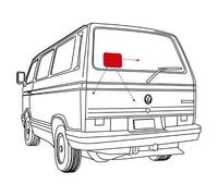 Lentille grossissante de sécurité pour lunette arrière