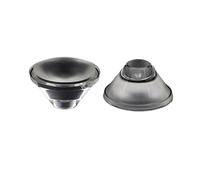 Lentille LED 8 pièces/Ensemble 1W 3W 5W Dia 20MM Optique PMMA lentille Transparente Plate 5/10/ 15/30/ 45/60/ 90/120 degrés Rayure/Surface givrée(Frosted Surface,120 Degree)